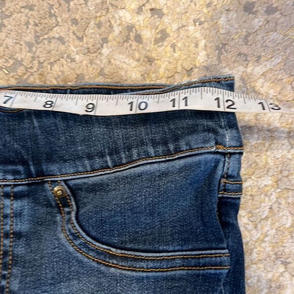 Spanx distressed raw hem jean leggings  size XS in EUC - Picture 6 of 8